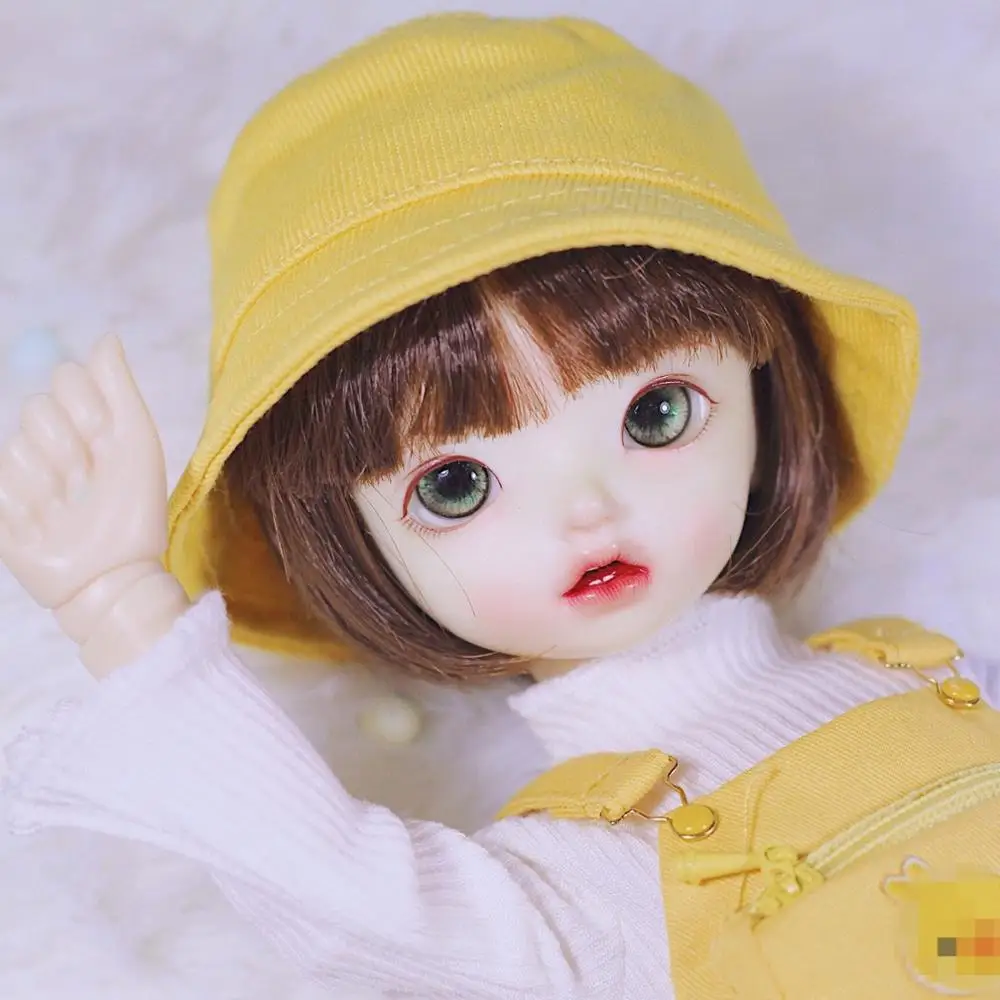 

BJD Doll Hat suitable for 1-6 size fisherman hat with everyday doll accessories