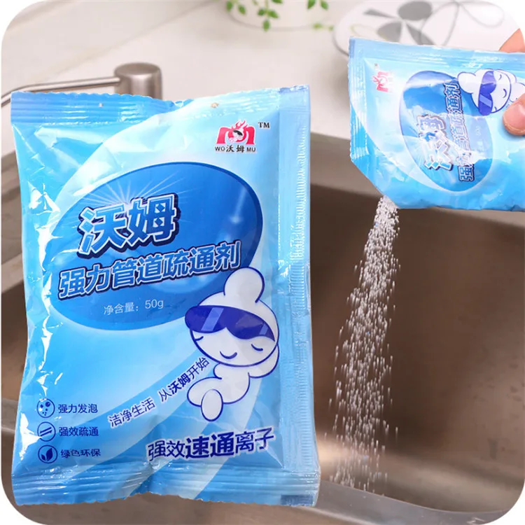

1Pc Powerful Sewer Toilet Dredge Drain Cleaner Bathroom Hair Filter Strainer Powder drain toilet cleaning tools