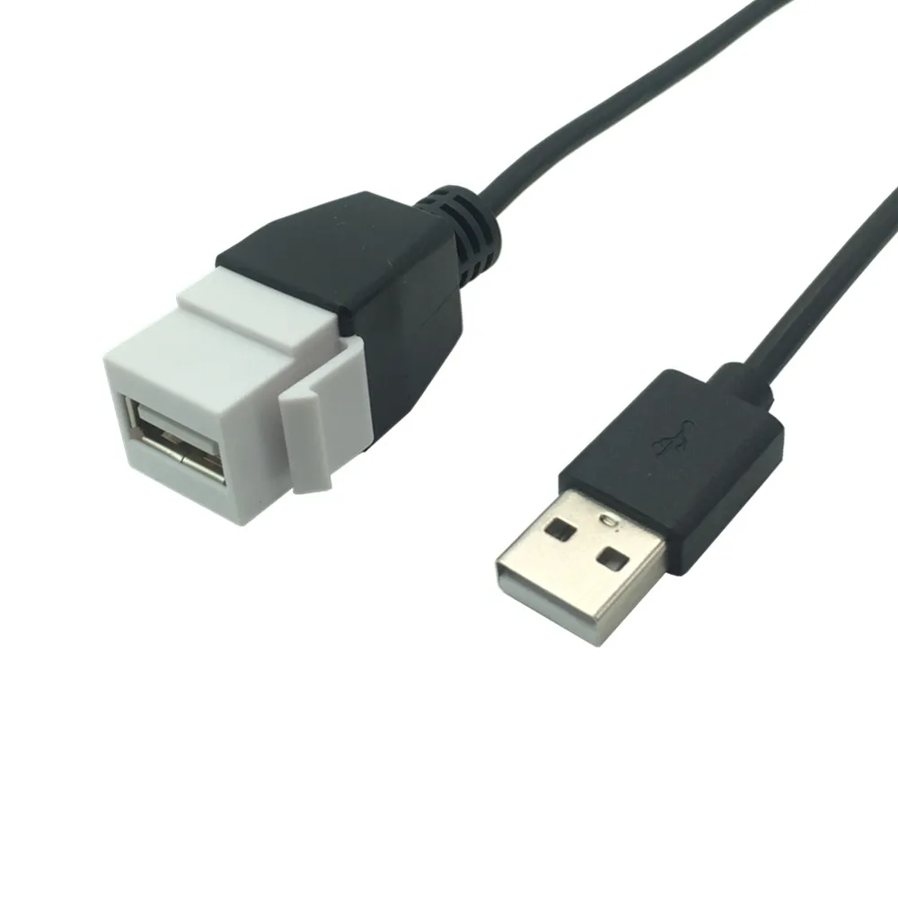 

Keystone USB 2,0 штекер-гнездо/гнездо-гнездо с коротким кабелем 20 см