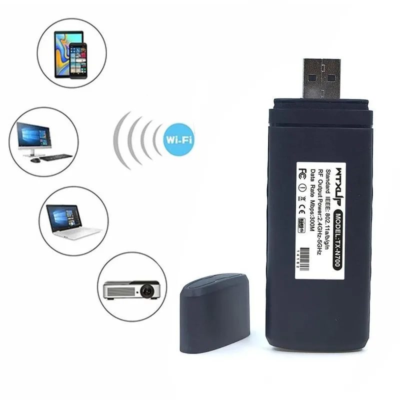 Wi Fi аудио приемник ПК Беспроводной совместимому с HDMI адаптер Dual band 5G USB WIS12ABGNX WIS09ABGN