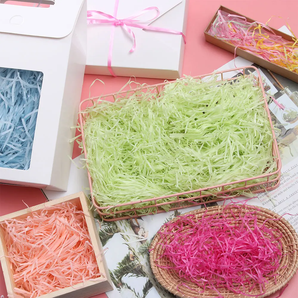 100 г рафии джутовая Свадебная вечеринка измельченная чернильная бумага конфетти