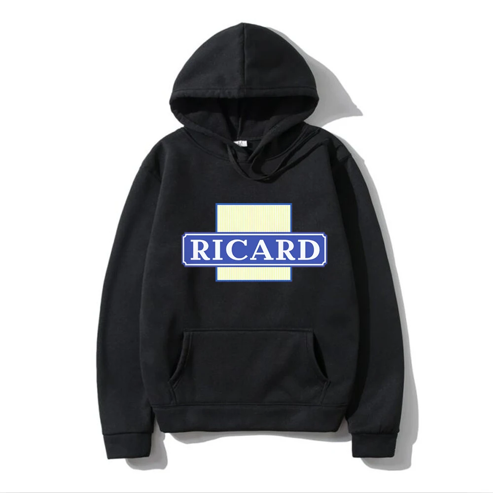 

Ouzo liquor alcohol Ricard France liquor hoodies for men and women Ricard printed logo pullovers for adult pure cotton clothes