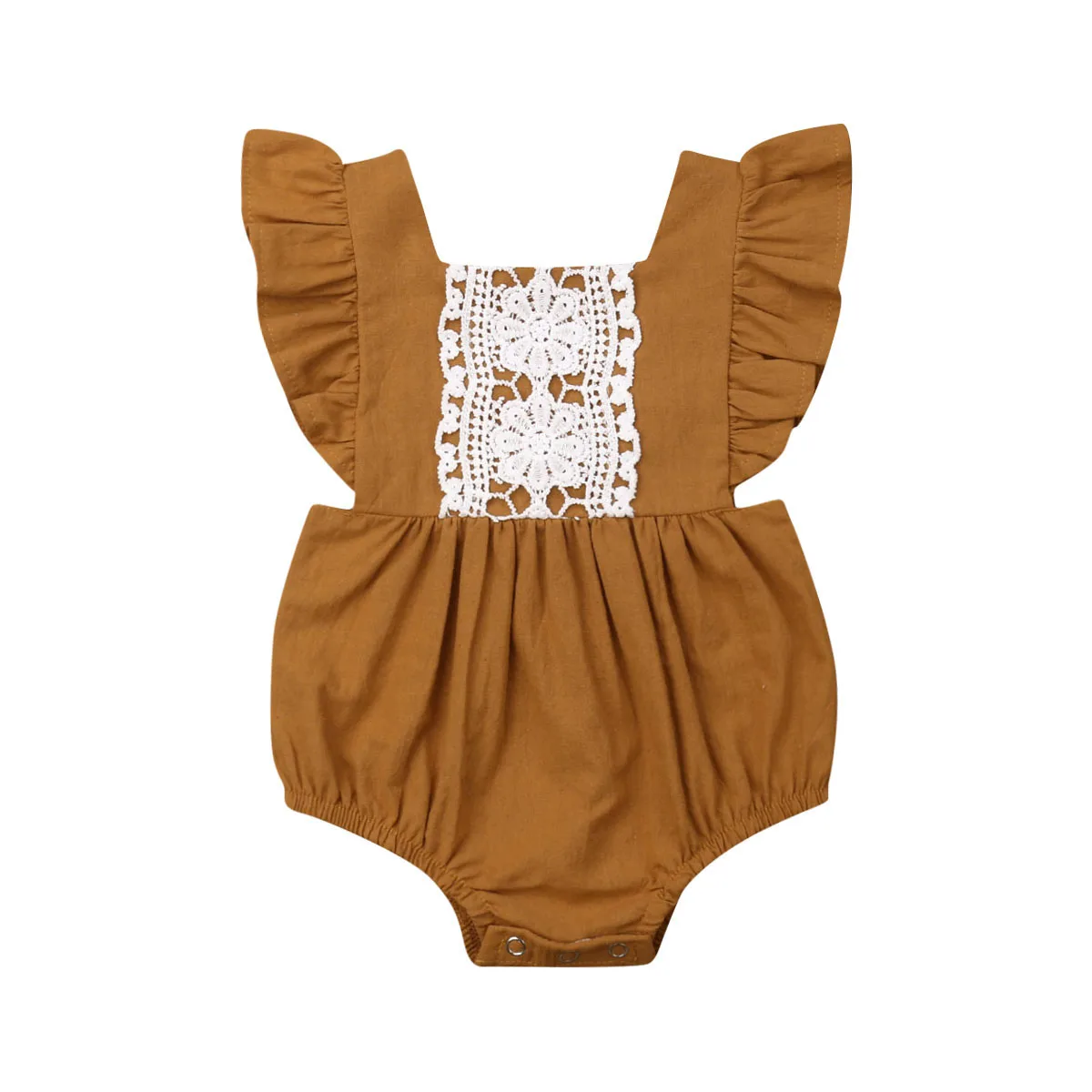 Новинка 2020 года Одежда для новорожденных маленьких девочек Комбинезон с