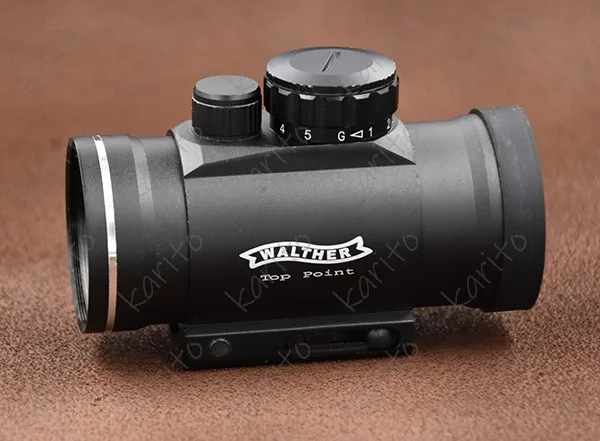 Walther верхняя точка 1x40 зеленая красная прицел для ружья Weaver Picatinny Rail Base Bk M1477 | Спорт