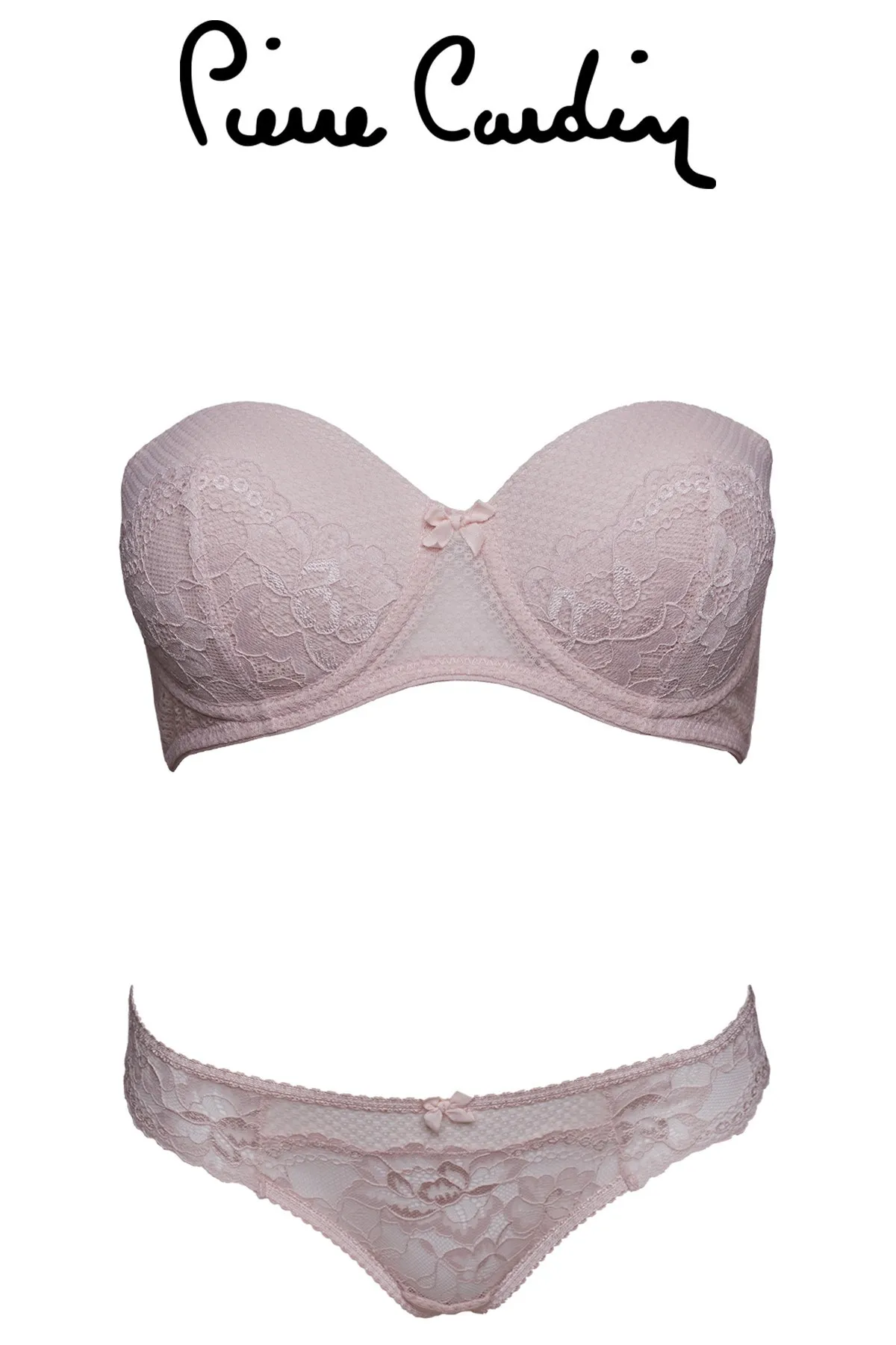 

Pierre Cardin Women's Underwire Strapless Padded Bra Set 981134