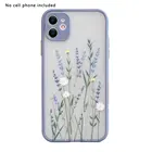 Чехол-накладка Ownest для IPhone 11, прозрачный, с цветочным узором
