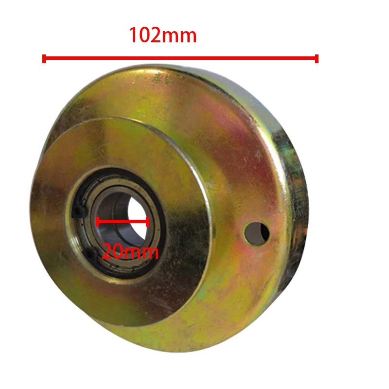

1 Set Single Groove Belt Clutch Fits for 168F/170F/GX200 Gas Engine with 20Mm Shaft Output Used for Water Pump/Cutter