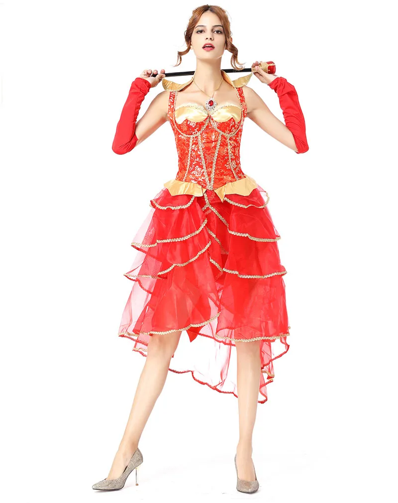 Костюм вампира для взрослых на Хэллоуин пар невесты женское причудливое платье с