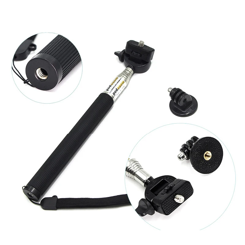 Селфи палка монопод для Gopro Hero8 7 6 5 4 3 SJCAM Yi 4k экшн Спортивная камера штатив Go Pro