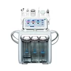 Профессиональная гидро-машина для ухода за кожей лица aqua peel, большой пузырь, лечение акне, спрей кислородный Waesen, 6 в 1 машина