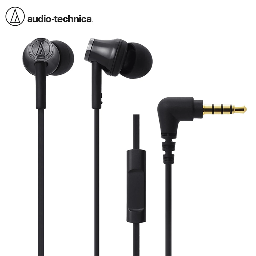 

Audio Technica ATH-CK330is 3.5mm Wired Earphones Stereo In-ear Deep Bass Earbuds Sport Headset 1-button Remote Control with Mic