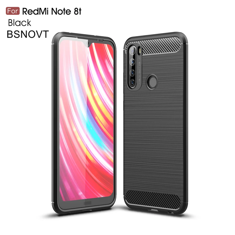 Мягкий силиконовый чехол для Xiaomi Redmi Note 8T 6 3 дюйма грязеотталкивающий бампер