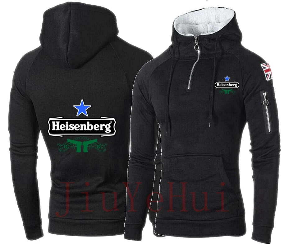 Модная толстовка с капюшоном на молнии во все тяжкие мужские кофты хайзенберга