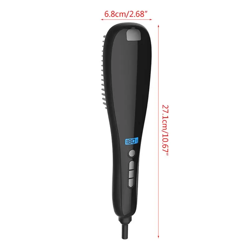 

Hair Straightener Brush Straight Electric Hair Comb Spray Hair Straightener/Curler Ladies Wet & Dry Hair Care Styling Tools