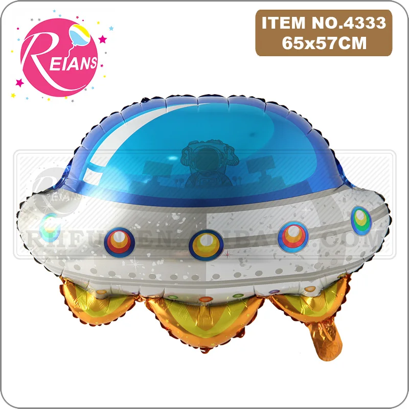 

UFO balloon foil helium Astronaut Rocket model Science fiction Interstellar model outer space party birthday party decoration