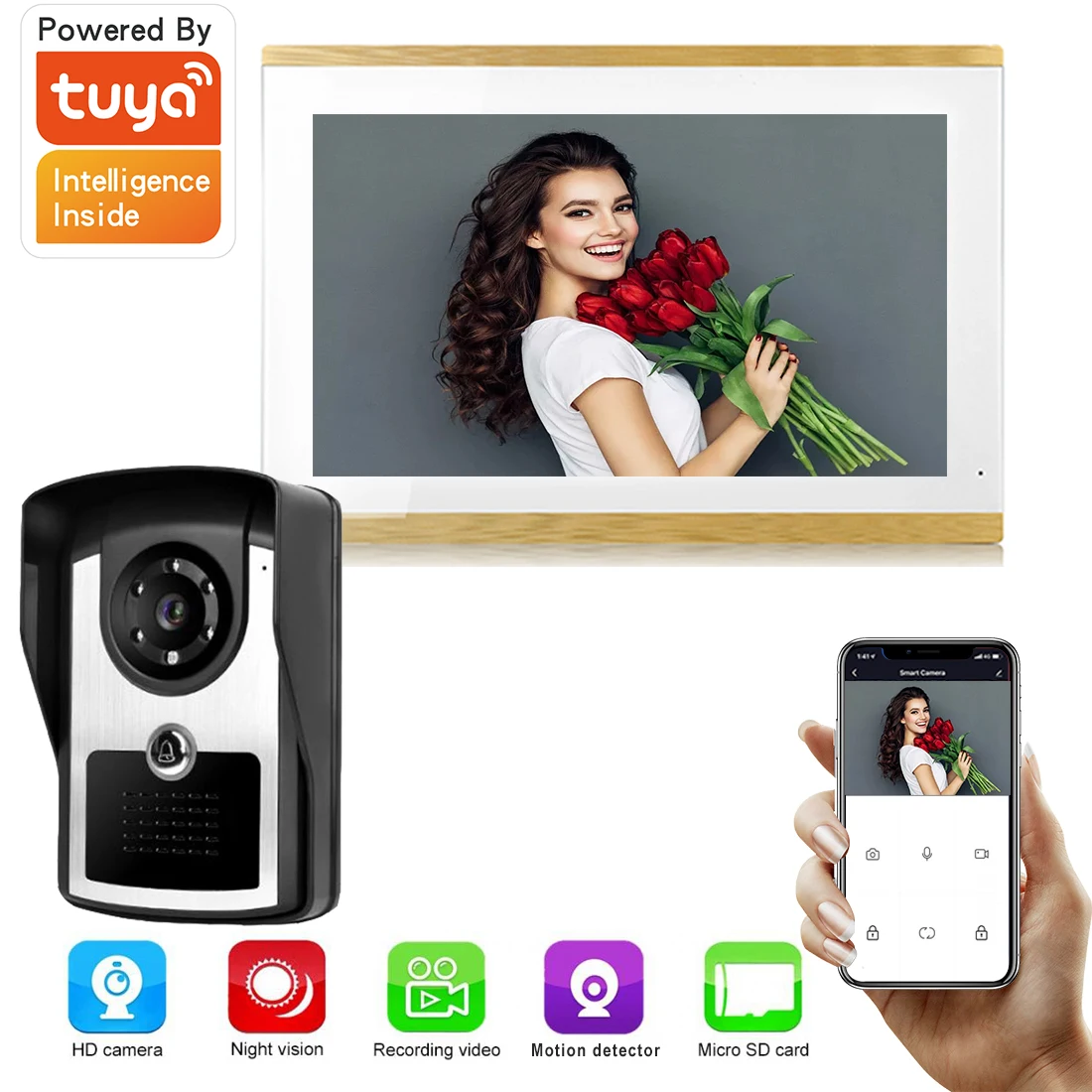 SYSD Tuya Smart WIFI Doorbell 1080P 10