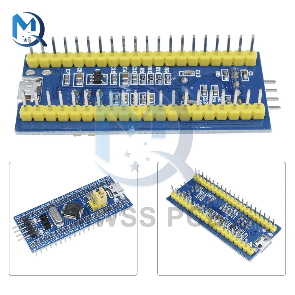 

STM32F103C8T6 STM32 Minimum System Development Board ARM 32 Cortex-M3 SWD Mini USB Interface Module For Arduino I/O 72Mhz