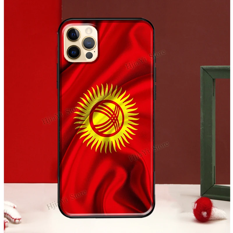 Чехол с флагом Киргизии для iPhone 13 Pro Max 12 Mini 7 8 Plus чехол телефона 11 14 XS XR X SE2 |