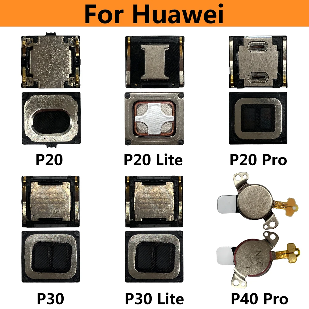 100Pcs/Lot, Ear Earpiece Speaker For Huawei P9 P10 Plus P20 P30 Lite P40 Pro Lite E 5G Plus Earphone Top Receiver Repair Parts