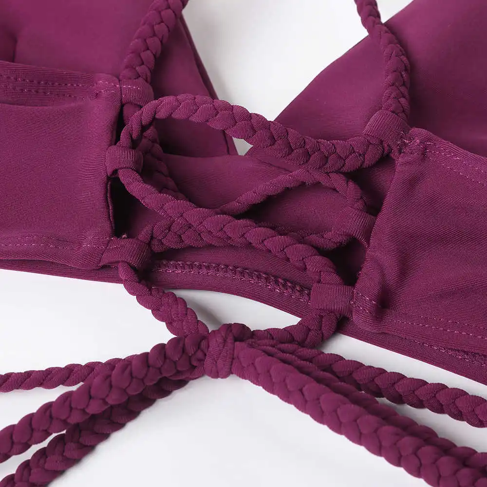 

High-waisted Female Bikini Style, Sensual and Solid Swimsuit, Beach Fashion, 2020