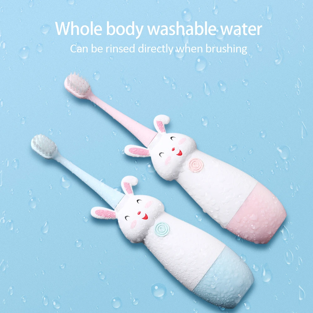 

AZDENT Children Electric Toothbrush Cute Cartoon Pattern Soft Replacement Head for Kids Oral Clean Hot Fashion