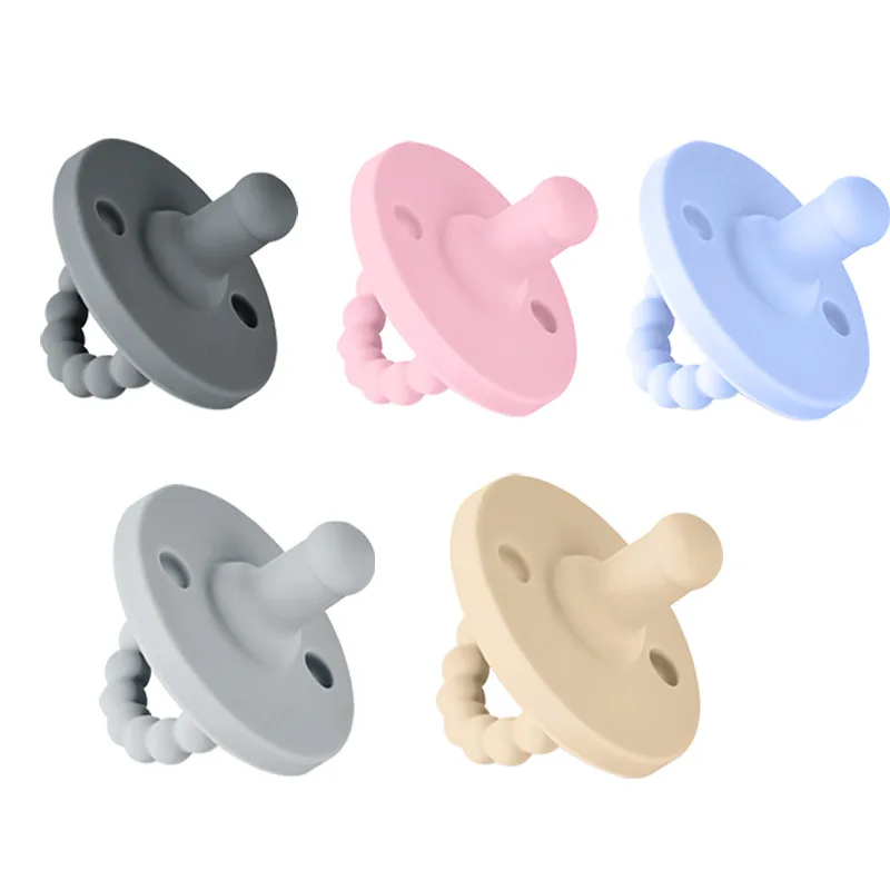 

Silicone Nipple 1PCS Bpa Free Silicone Food Grade Silicone Pacifier Baby Teether Grade Nipple Chewable Nursing Teething Toys