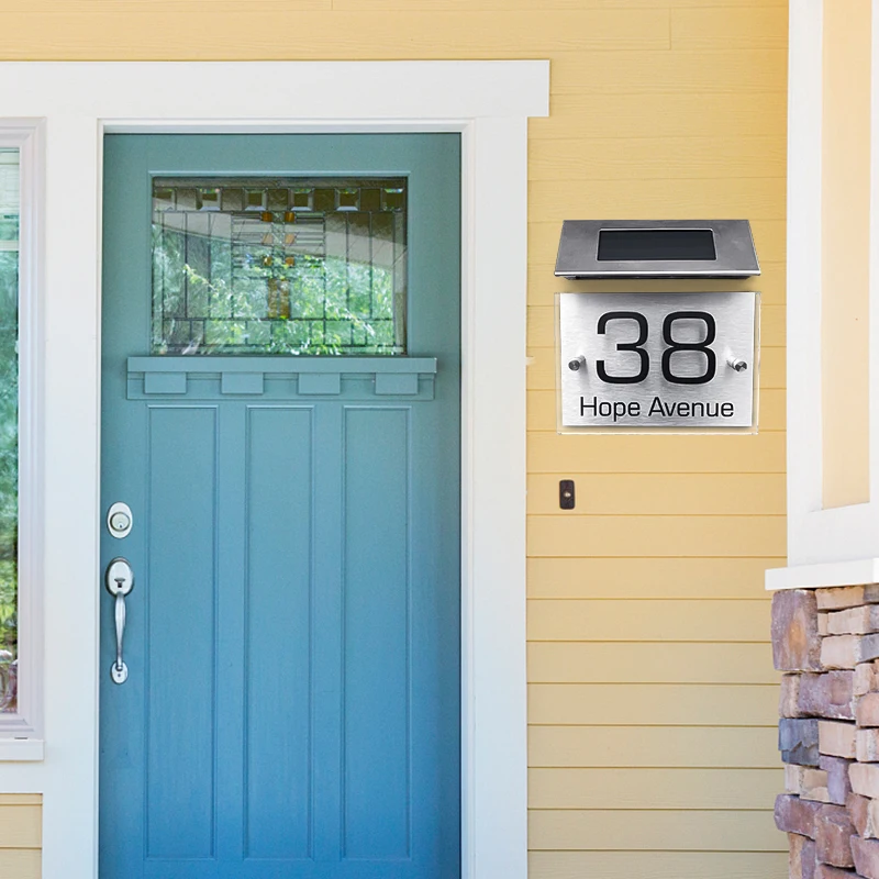 Светодиодный светильник на солнечной батарее настенное крепление для адресных