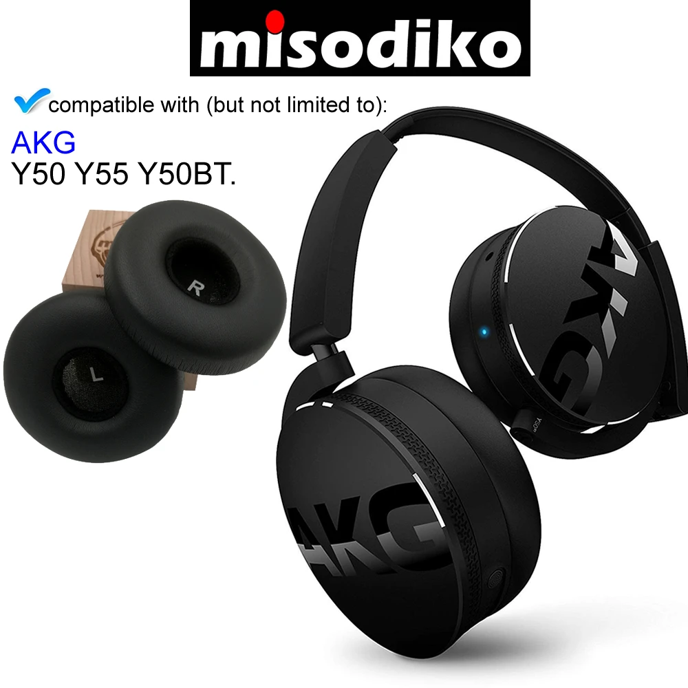 Замена misodiko 70 мм подушки амбушюры-для AKG Y50 Y55 Y50BT наушники запчасти наушник подушечки чашки наволочки