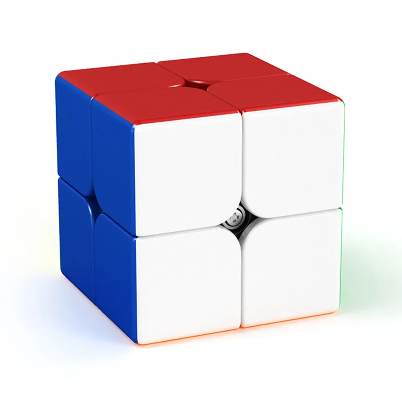 

Moyu Meilong 2x2 Magnetic magic cube 2x2x2 Stickerless competition speed smooth 2 Layer cubes adult toys children fun gifts