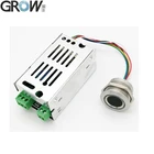 Самоблокирующийся релейный выход GROW K215-V1.3 + R503, DC10-30V плата контроля доступа по отпечаткам пальцев для контроля доступа автомобиля