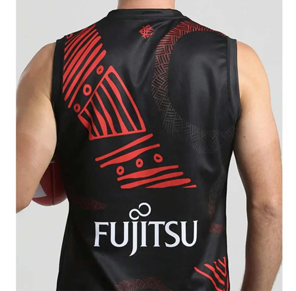 

Essendon Bombers 2020 UA Mens Dreamtime Guernsey Rugby Jersey S-3XL