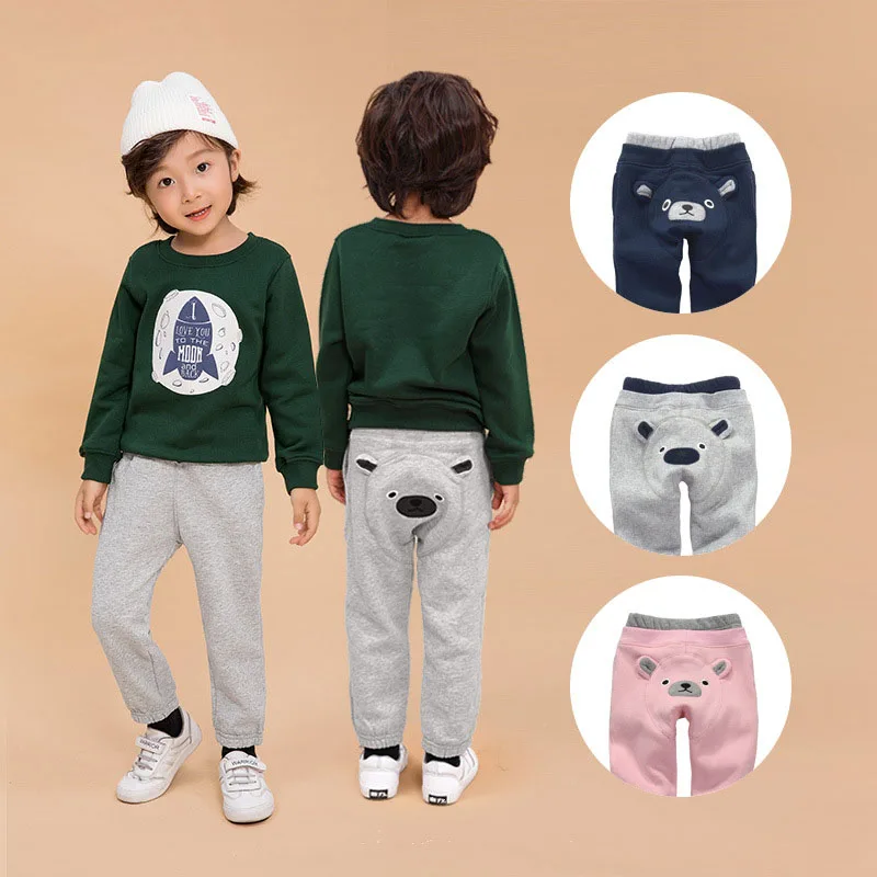 

Baby Winter Big Hip Pant Warm Trouser with Fleece Inside 73cm-110cm Toddler Casual Pants