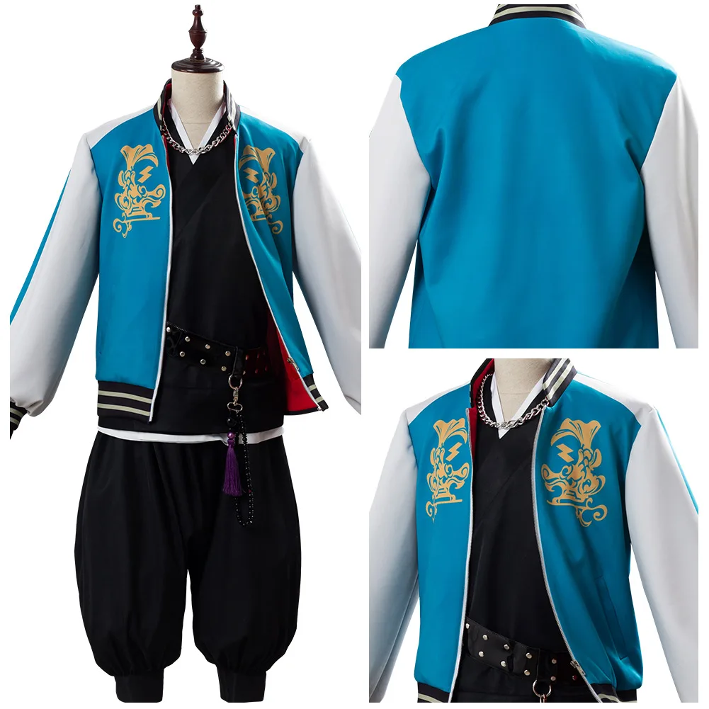 Дивизия рэп битва DRB Косплей Костюм злого монаха Куко харай гипноз Mic Хэллоуин