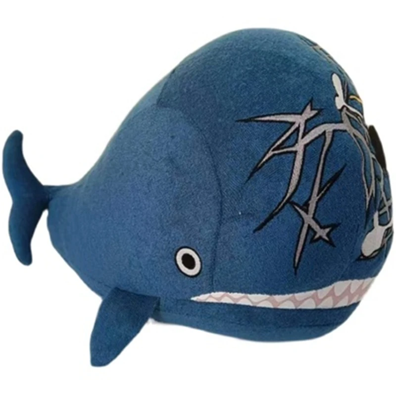 

34-42CM High Quality Plush Toys Cartoon Raab Laboon Plush Doll The Straw Hat Pirates Sign Whale Island Stuffed Toy For Kids Gift