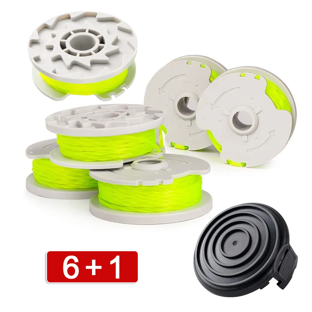 7 шт. триммеров катушки Крышка Замена для Worx WA0014 WG168 WG184 WG190 WA0037 запасные