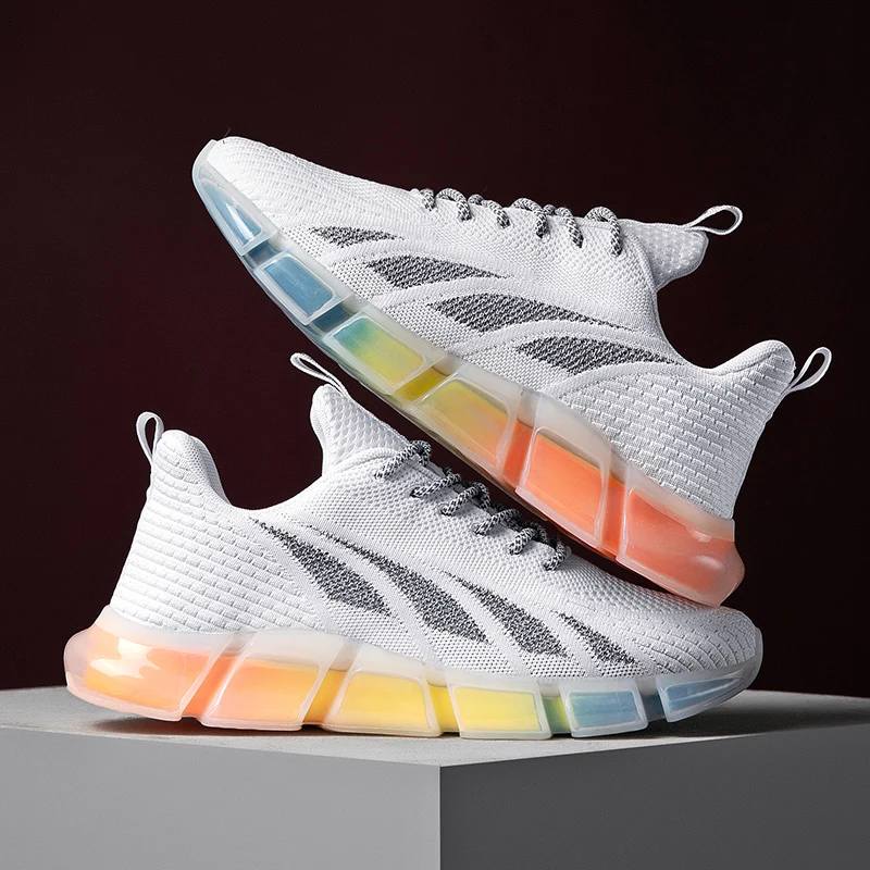 Спортивная обувь для мужчин 2020 новые мужские радужные женские кроссовки на