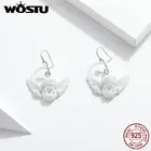 Женские серьги-гвоздики из серебра 925 пробы, с шпилькой