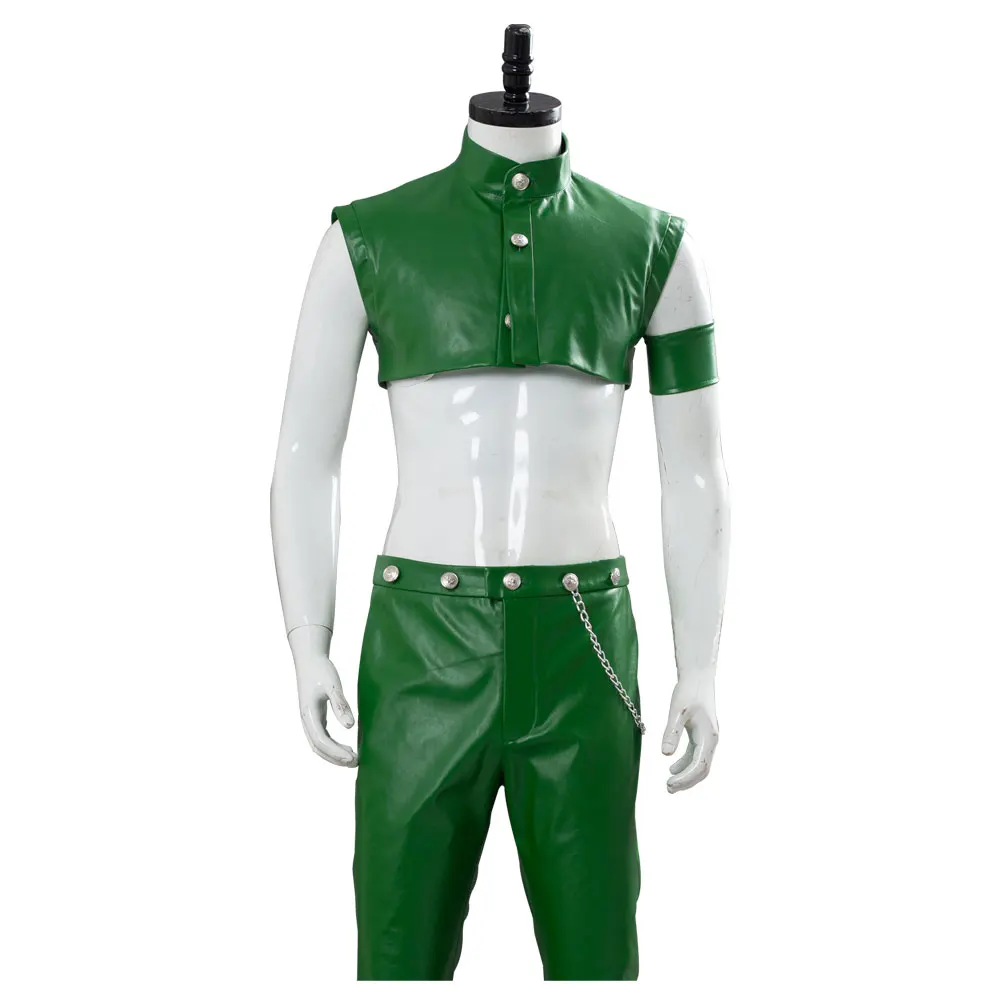 

The Seven Deadly Wrath of the Gods Sins Meliodas Cosplay Costume Uniform Suit Green Outfit Halloween Carnival Cosplay Costume