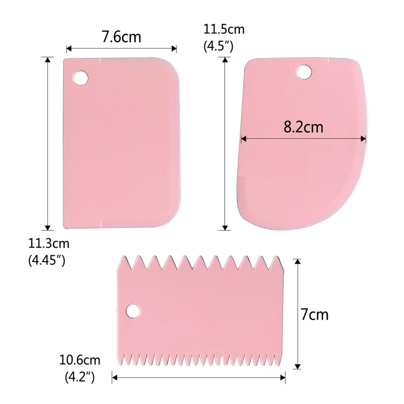 UPSPIRIT Пластиковые скребки для украшения торта теста мармелада (кондитерские