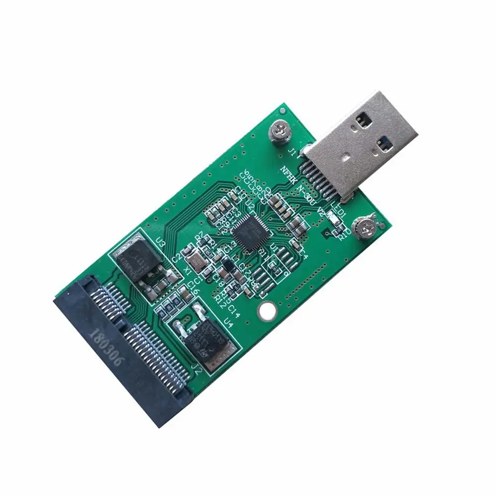 USB 3 0 к PCI-E mSATA твердотельный накопитель SSD конвертер адаптер для передачи данных