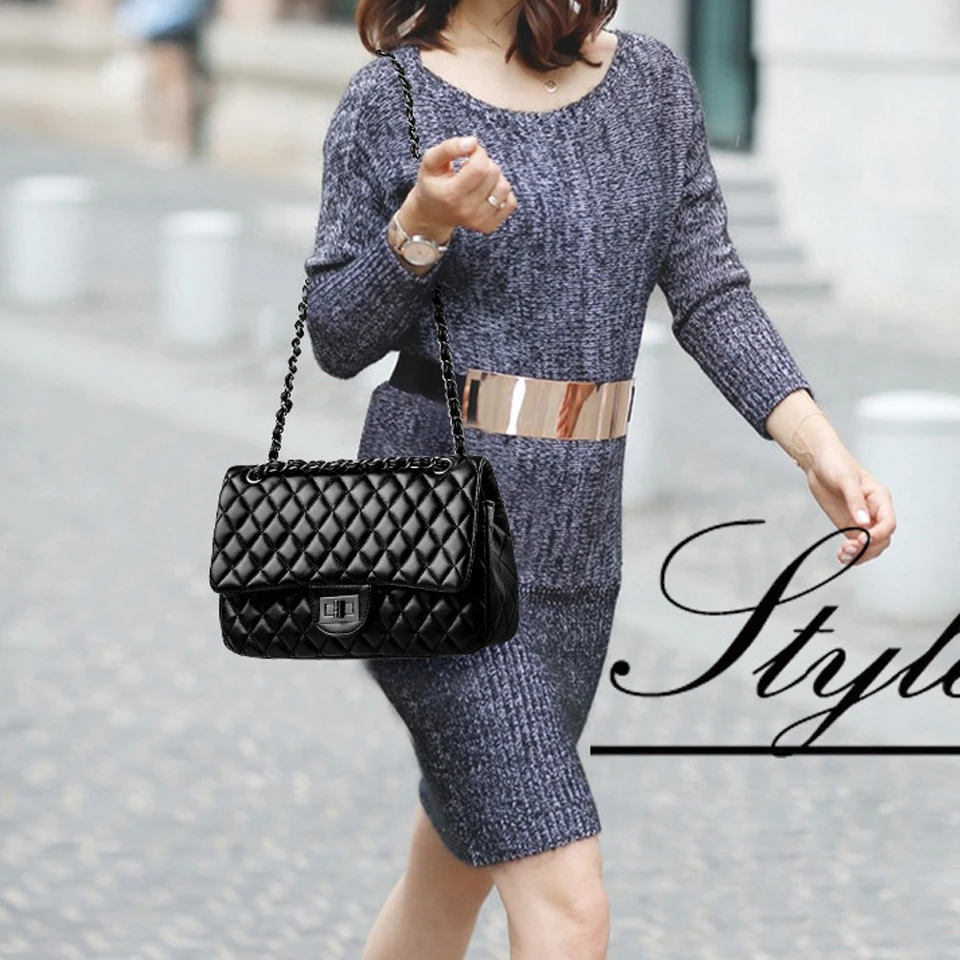 

Fashion Chain Crossbody Bag for Women 2021 Designer Pu Leather Small Bags Ladies Messenger Shoulder Bag Handbags and Purses Bags