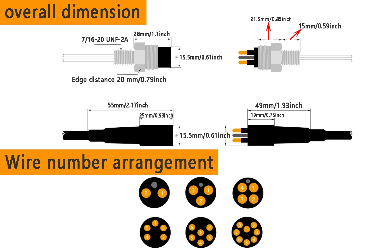 

Openrov Watertight Plug Male End Cap Underwater Connector 400m Depth Use Underwater Plug For Subcon ROV Remote Operated Vehicle