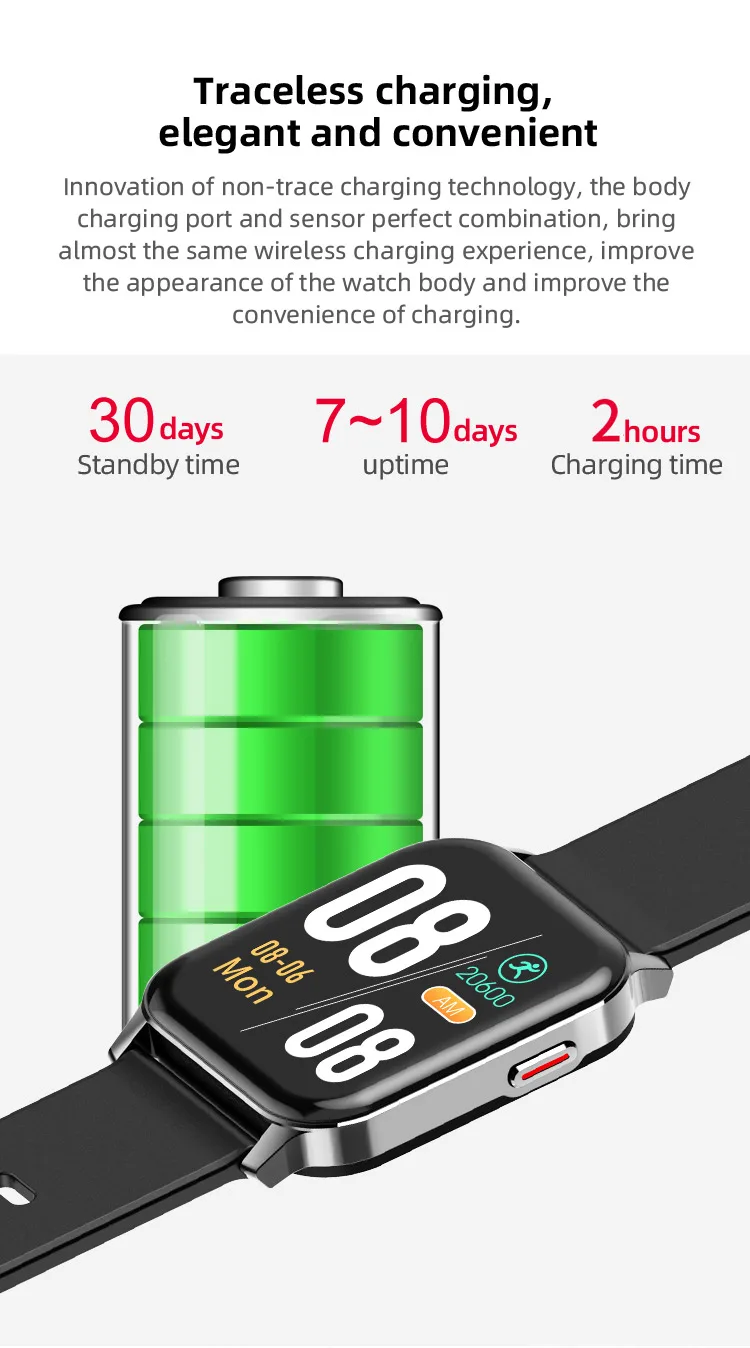 

Willgallop 1.69 inch Smart Watch Men Full Touch Fitness Tracker IP68 Waterproof Thermometer Women Smartwatch for Xiaomi phone