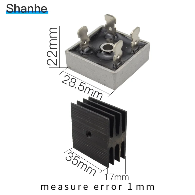 1pcs KBPC2510 25A 1000V Metal Case Bridge Rectifier KBPC1010 KBPC3510 KBPC5010 | Обустройство дома