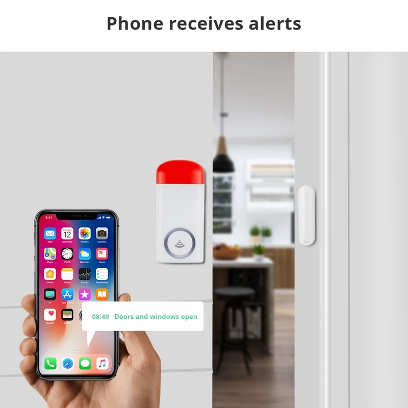 Tuya автономный дверной и оконный магнитный датчик беспроводная домашняя система