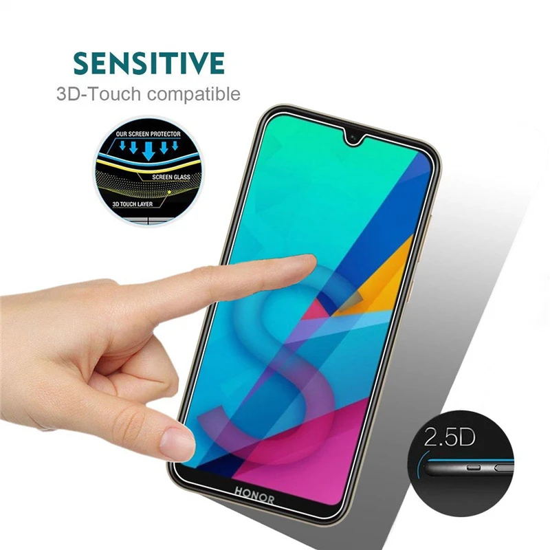 Защитное стекло для Huawei Honor 8S 2 шт. 8A 8X 8C KSA KSE LX9 9H Защита экрана 10i 10 Lite закаленное
