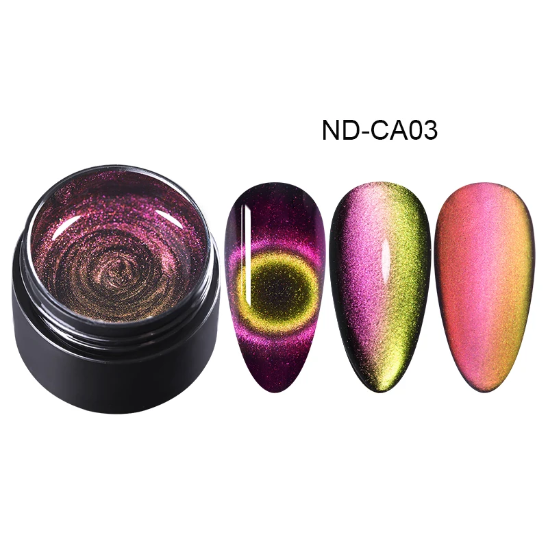 5ml magnetic 3 NICOLE DIARY Блестящий Гель-лак Блестящие Блестки долговечный замачиваемый УФ-гель для ногтей Красный Розовый Цвет Гель-лак для ногтей 5 мл - Цвет: 5ml magnetic 3