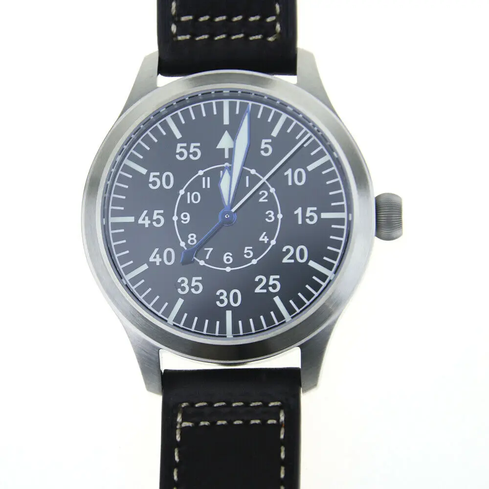 Мужские часы пилот FOD high beat 300 м эмалированный циферблат flieger b uhr typeB|Мужские