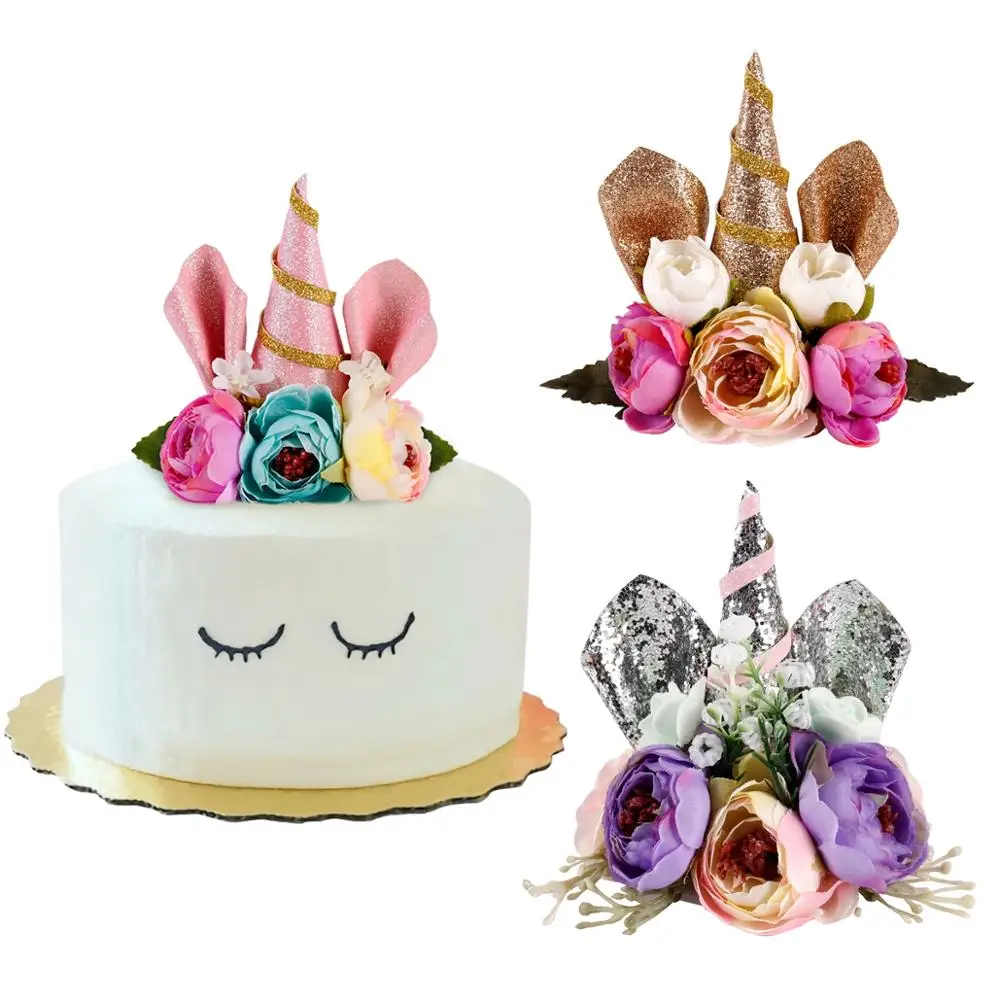 QIFU Единорог торт Топпер праздничное украшение торта принадлежности Свадебные