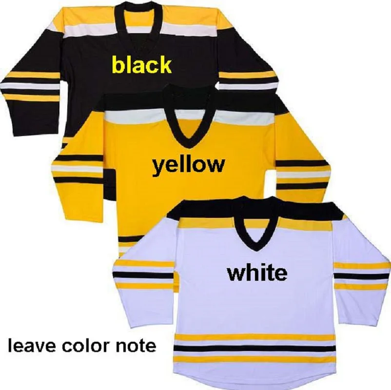 leave color note Хоккейная Футболка для тренировок, футболка с длинным рукавом, логотип на заказ - Цвет: leave color note